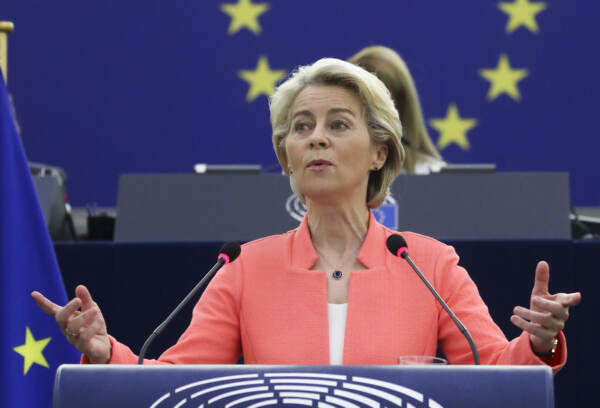 Europa, Ursula von der Leyen a Strasburgo per il discorso sullo stato dell’Unione