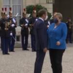 Merkel a Parigi da Macron pochi giorni prima delle elezioni
