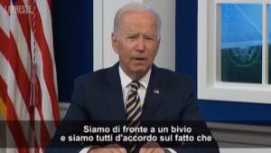 Clima, Biden: “Dobbiamo agire in fretta e subito”