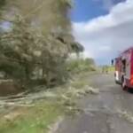 Pavia, tromba d’aria nella zona di Marzano