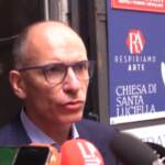 Amministrative, Letta: “Napoli non può appaltare il proprio futuro a Salvini”