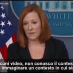 Casa Bianca: “Immagini di frustate al confine inaccettabili”