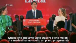 Canada, Trudeau: “I canadesi hanno scelto un piano progressista”