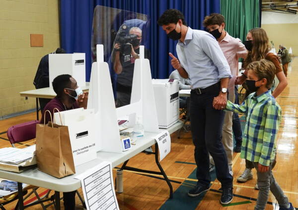 Canada, i liberali di Trudeau vincono le elezioni ma senza la maggioranza