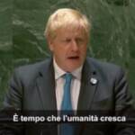 Clima, Johnson all’Onu: “È tempo di diventare grandi per evitare catastrofi”