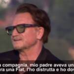 Bono (U2) presenta la 500 elettrica: “Bisogna portare i vaccini ovunque”