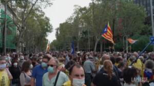 Arresto Puigdemont, proteste a Barcellona