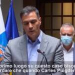 Catalogna, il premier Sanchez: “Puigdemont deve sottoporsi alla giustizia”