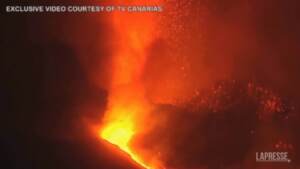 Canarie, continua l’eruzione vulcanica a La Palma