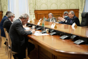 Il Presidente Draghi incontra i Segretari generali di Cigl, Cisl e Uil