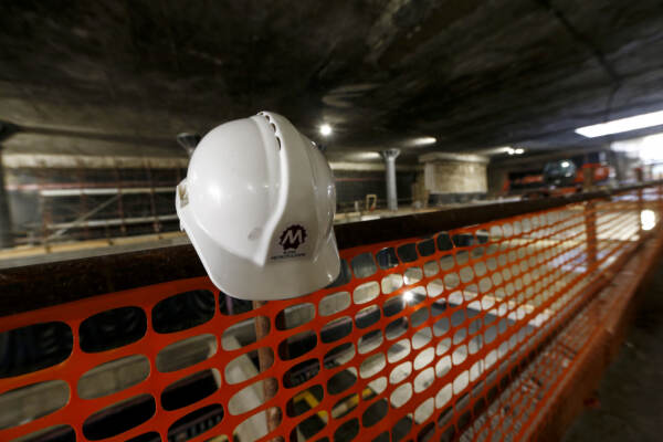 Visita agli scavi della metro Colosseo