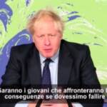 Clima, Johnson: “Giovani pagano prezzo di azioni sconsiderate”