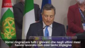 Clima, Draghi: “Grazie ai giovani per il lavoro e l’impegno”