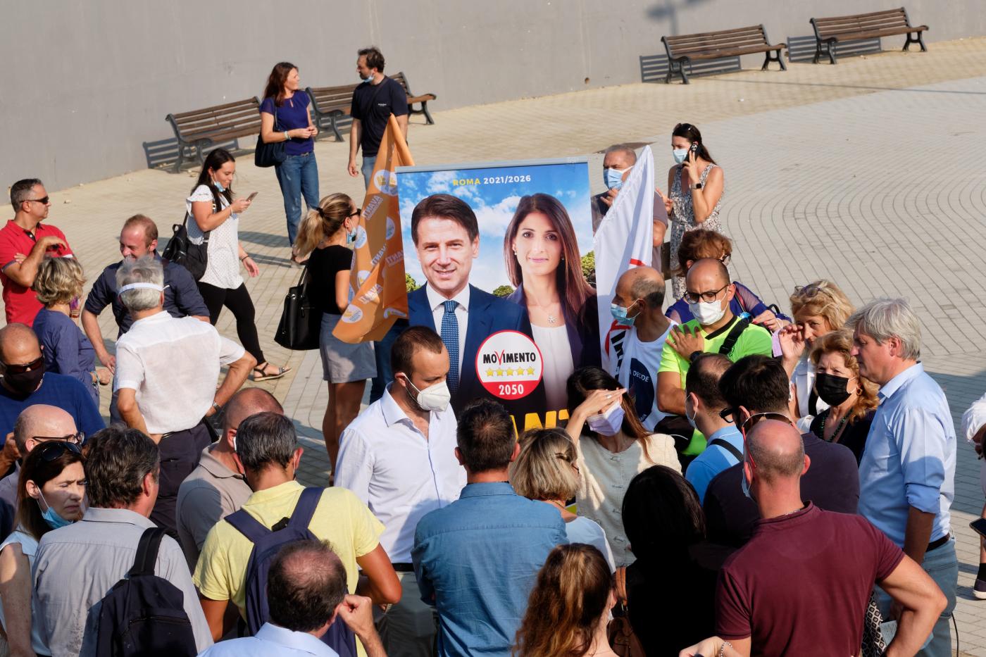 Roma: Raggi schiera big, pax c.destra per Michetti. Gualtieri punta alto, Calenda spera