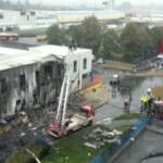 Schianto aereo a Milano, le immagini dall’alto della zona dell’impatto