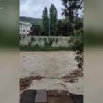 Maltempo, esonda il fiume Letimbro nel Savonese