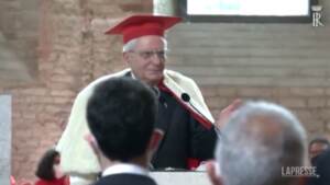 Mattarella riceve la laurea ad honorem in Relazioni internazionali ed europee