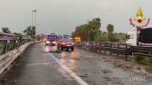 Catania, i danni della violenta inondazione