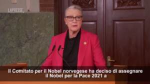 Premio Nobel per la Pace a Ressa e Muratov: l’annuncio