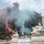 Roma, scontri durante la manifestazione dei No Green Pass