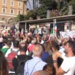 Roma, manifestazione No Green Pass: in piazza anche militanti Forza Nuova