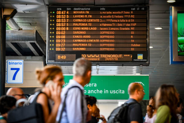 Sciopero dei trasporti: mercoledì 24 luglio - la Stazione Trenord di Cadorna