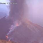 Canarie, crolla una parte del cono vulcanico a La Palma