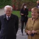 Berlino, Mattarella incontra la cancelliera uscente Angela Merkel