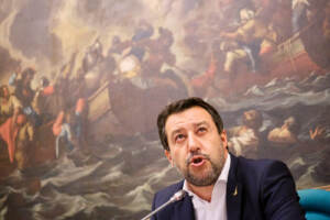 Lega, conferenza stampa di Matteo Salvini
