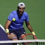 Indian Wells, fuori Berrettini: salta il derby con Sinner