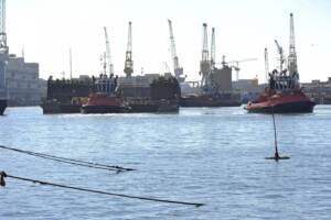 Porto di Genova, l'ultimo viaggio della Costa Concordia