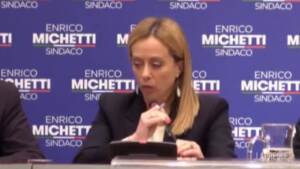 Roma, Meloni: “Centrodestra unito, altri fanno accordi di palazzo”