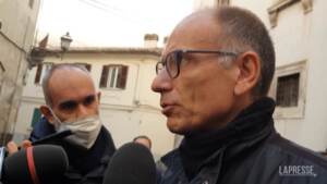 Letta: “É il momento dell’unità non delle divisioni”