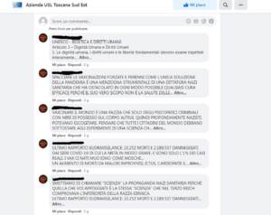 Green pass: migliaia di insulti e commenti No Vax bloccano pagina Fb Asl Toscana sud est