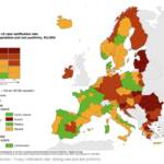 Nella mappa Ue sul Covid il nord Italia diventa verde