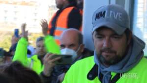 Trieste, il portavoce dei portuali Puzzer: “Contro il green pass dobbiamo rimanere uniti”