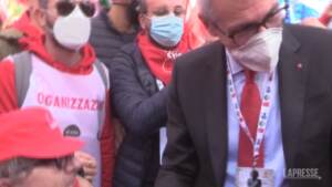 Manifestazione sindacati, Landini: “Una giornata stupenda per tutto il Paese non solo per il sindacato”