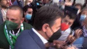 Manifestazione sindacati, Conte: “Una grande festa democratica senza colore politico”