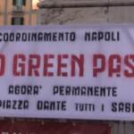 Napoli, flop dell’iniziativa contro il “green pass”