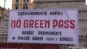 Napoli, flop dell’iniziativa contro il “green pass”