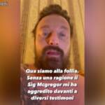 Francesco Facchinetti aggredito da Conor McGregor: “Mi ha tirato un pugno, potevo morire”