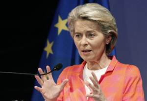 Presidente von der Leyen in conferenza stampa con primo ministro della Macedonia del Nord