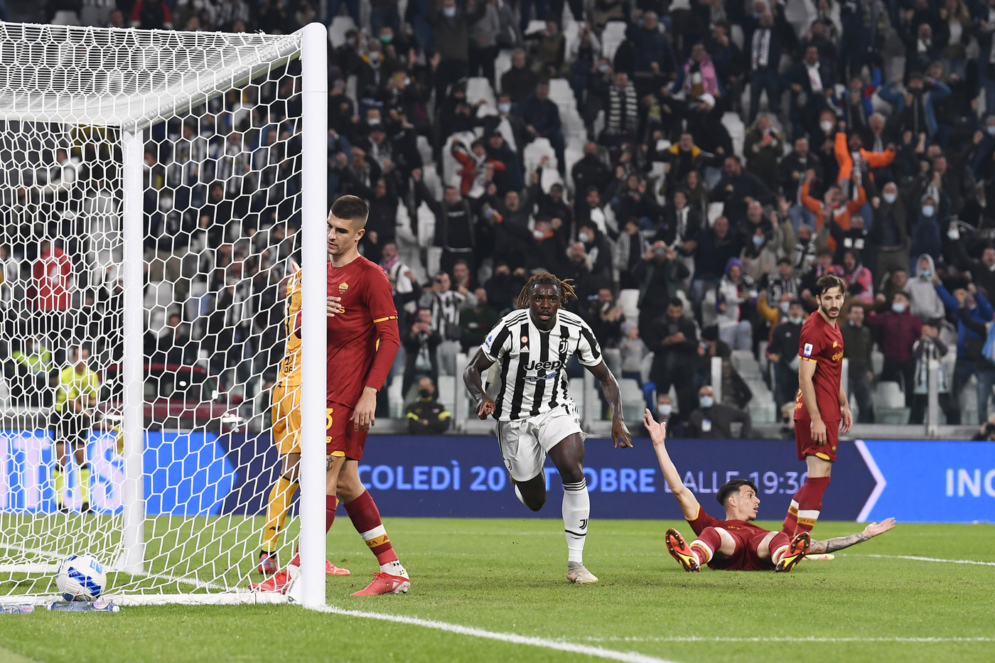 Serie A: Juve a forza 4, Kean stende la Roma tra le polemiche