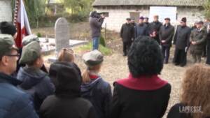 Polonia, omaggio a ebrei uccisi in una strage nazista