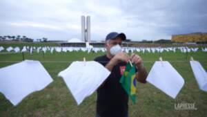 Covid: in Brasile ong e familiari delle vittime protestano davanti al Congresso