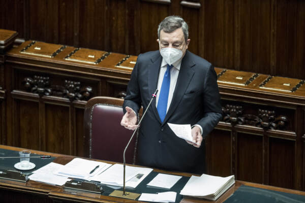 Camera dei Deputati - Comunicazioni di Mario Draghi sul prossimo Consiglio europeo