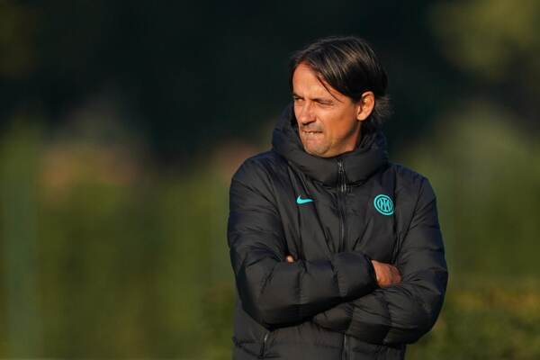 Champions League - L'allenamento dell'Inter prima della partita con lo Sheriff