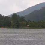 Terremoto a Taiwan: la camera puntata sul lago inizia a tremare