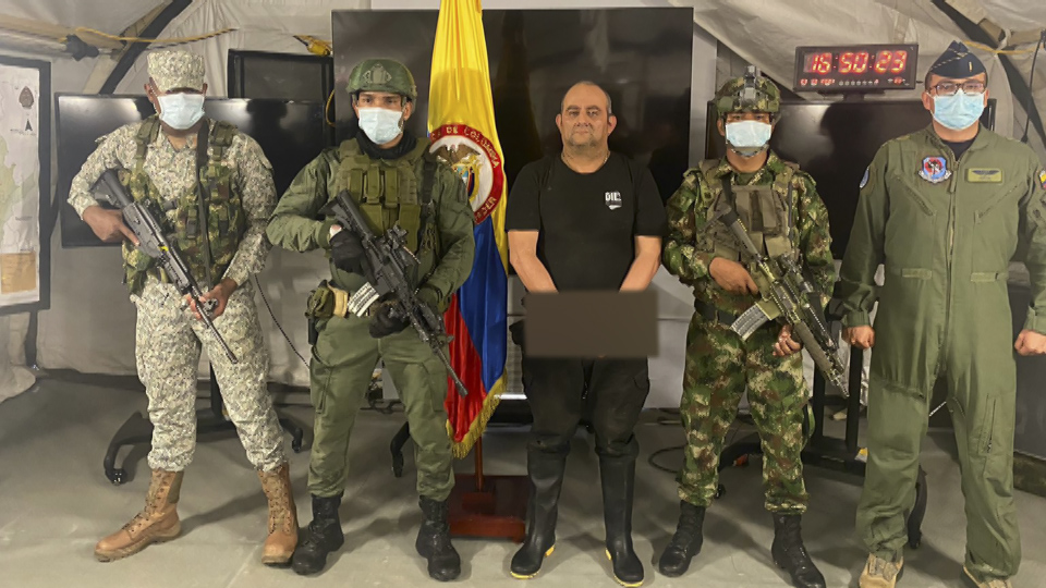 Colombia: arrestato Dairo Antonio Usuga, re dei narcos Colombia: arrestato Dairo Antonio Usuga, re dei narcos