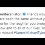 Morte James Michael Tyler, il tributo delle star di ‘Friends’